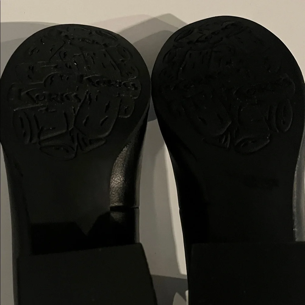 Kork-Ease Classic Black‎ Ankle Strap Heels. Size 8